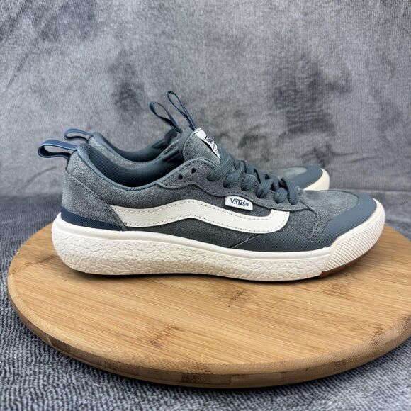 vans Shoes - Vans UltraRange Shoes Womens Size 7 Gray Blue White Suede Mesh UltraCush Low Top